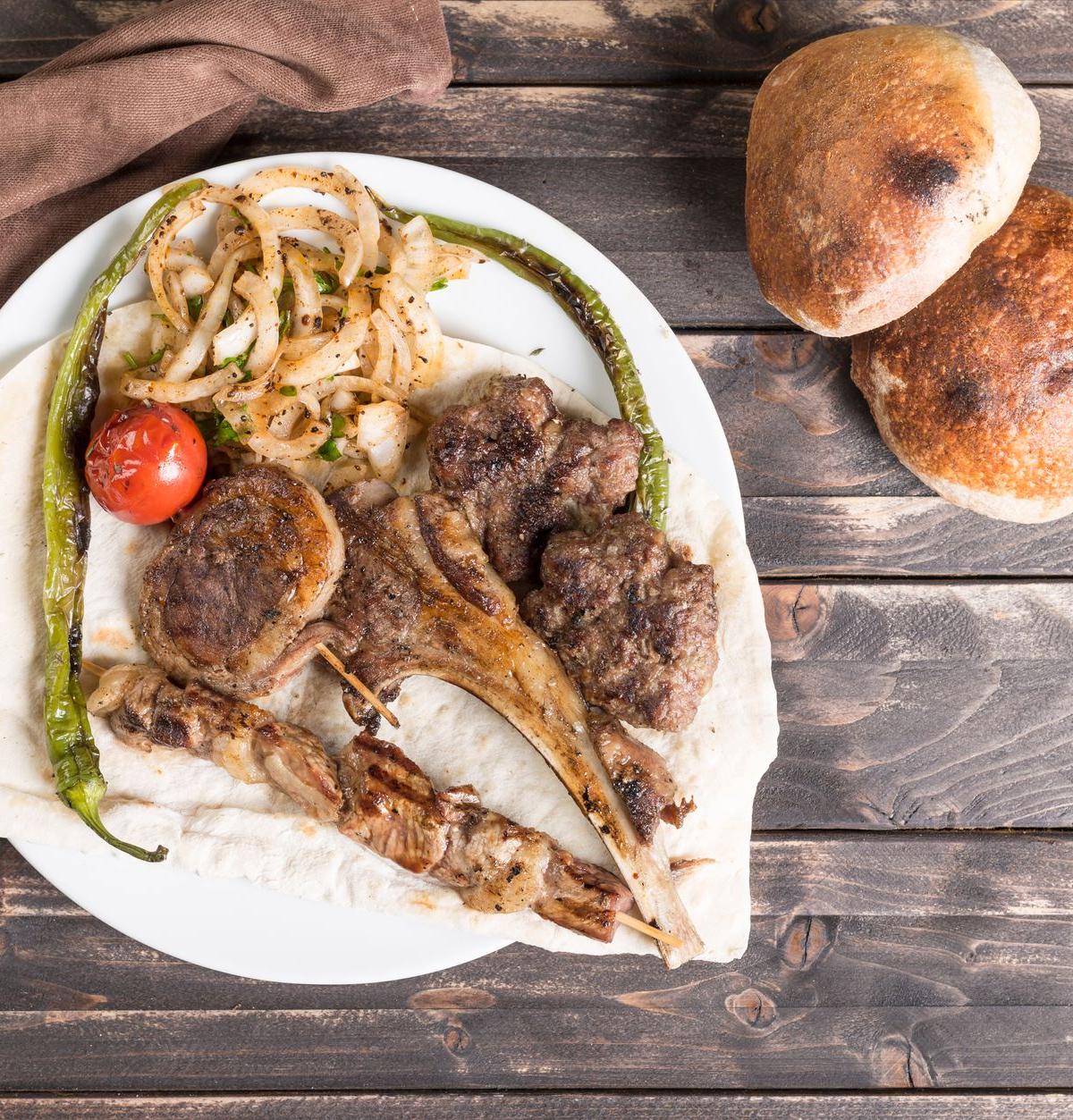 Lamb Kebab Plate