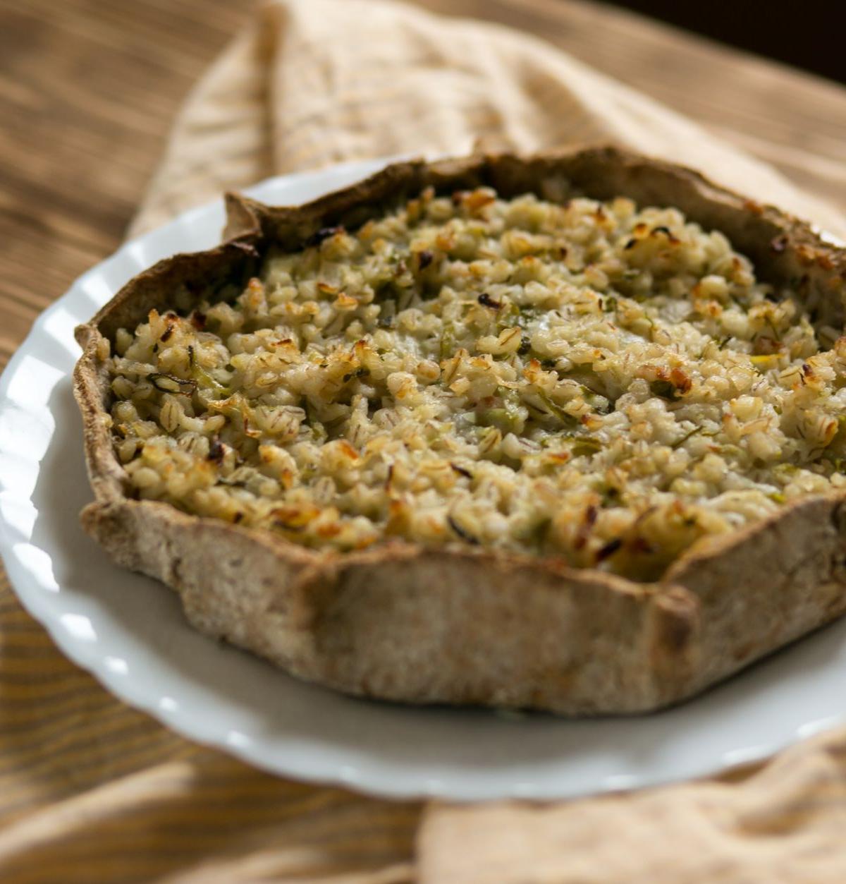 Leek and Cheese Tart
