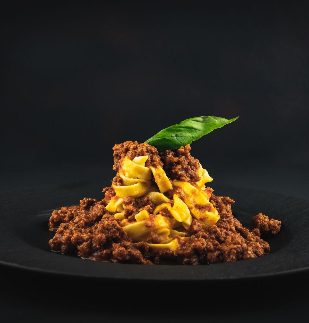 Meat Sauce with Potatoes and Basil