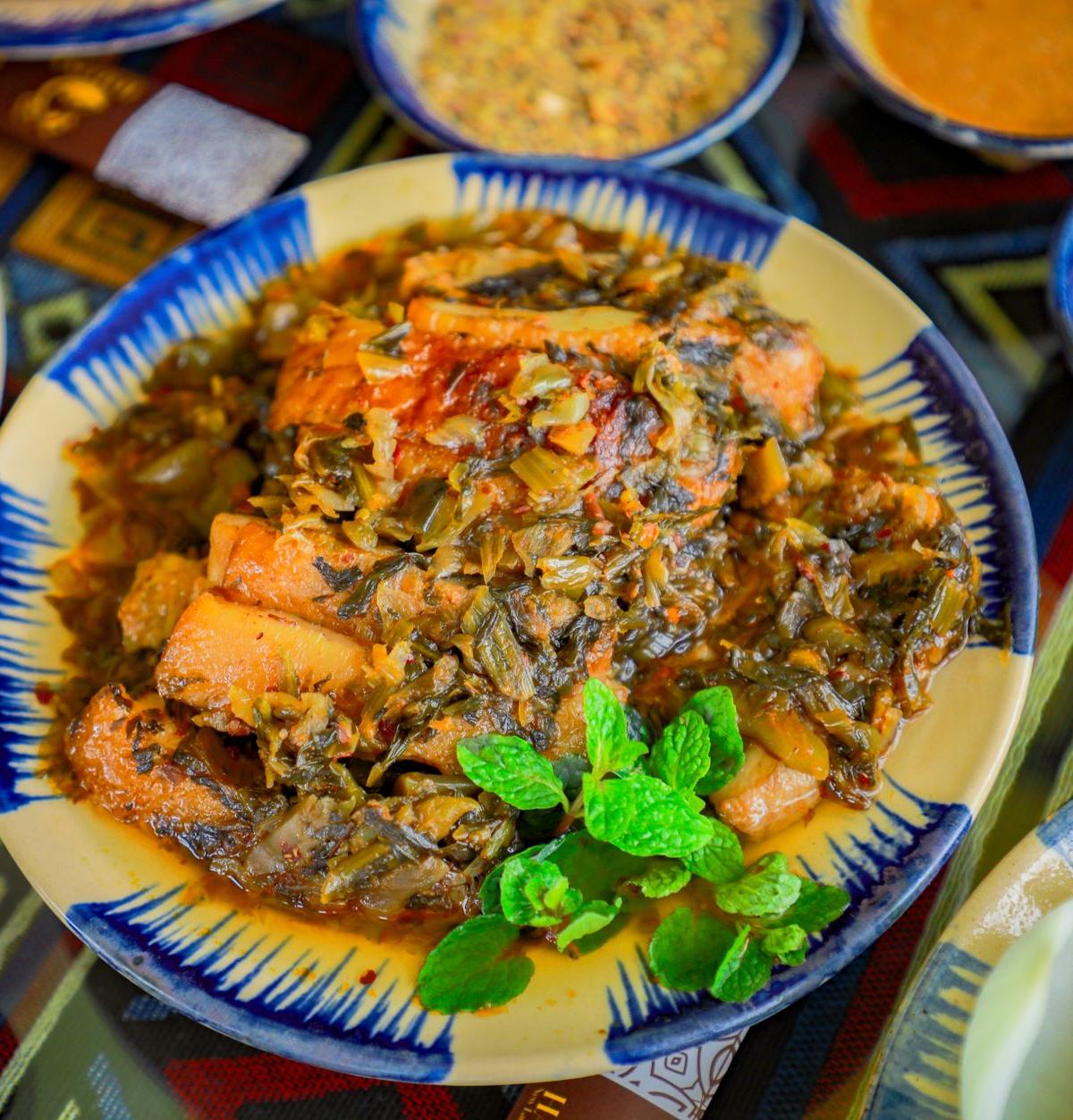 Molokhia with Rabbit