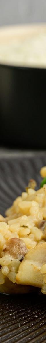 Mushroom And White Bean Risotto