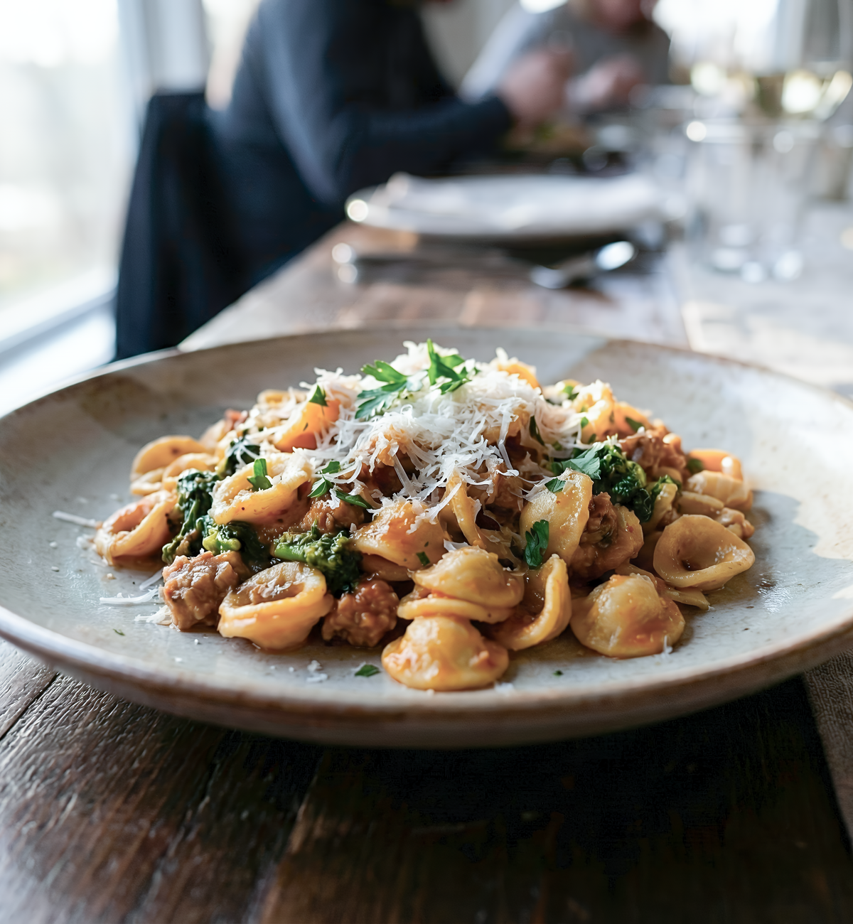 Orecchiette with Sausage and Broccoli Rabe
