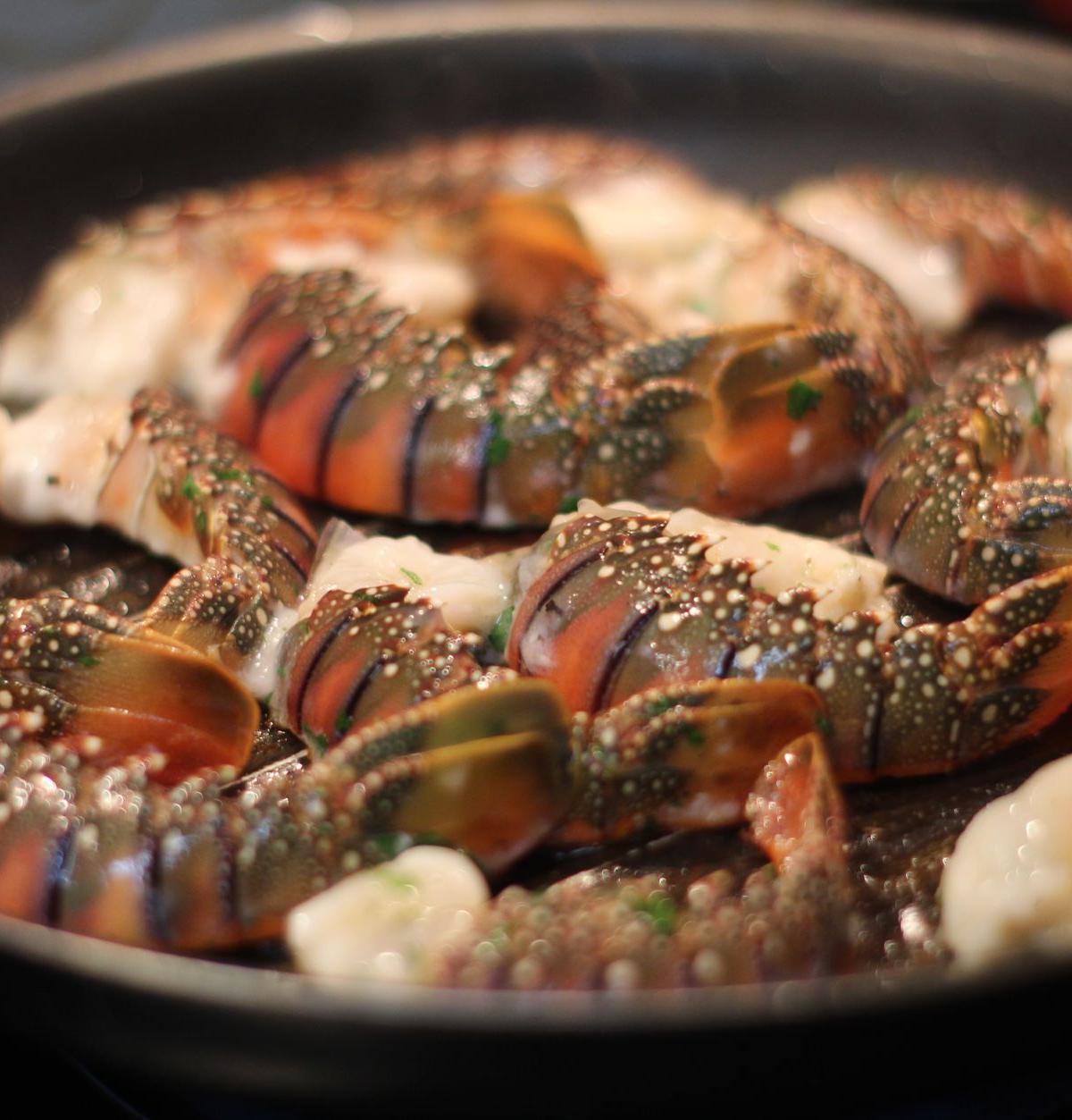 Pan-Seared Lobster Tails