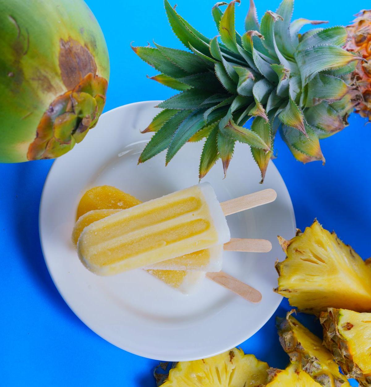 Pineapple Popsicles