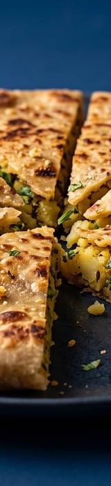 Potato-Stuffed Flatbread