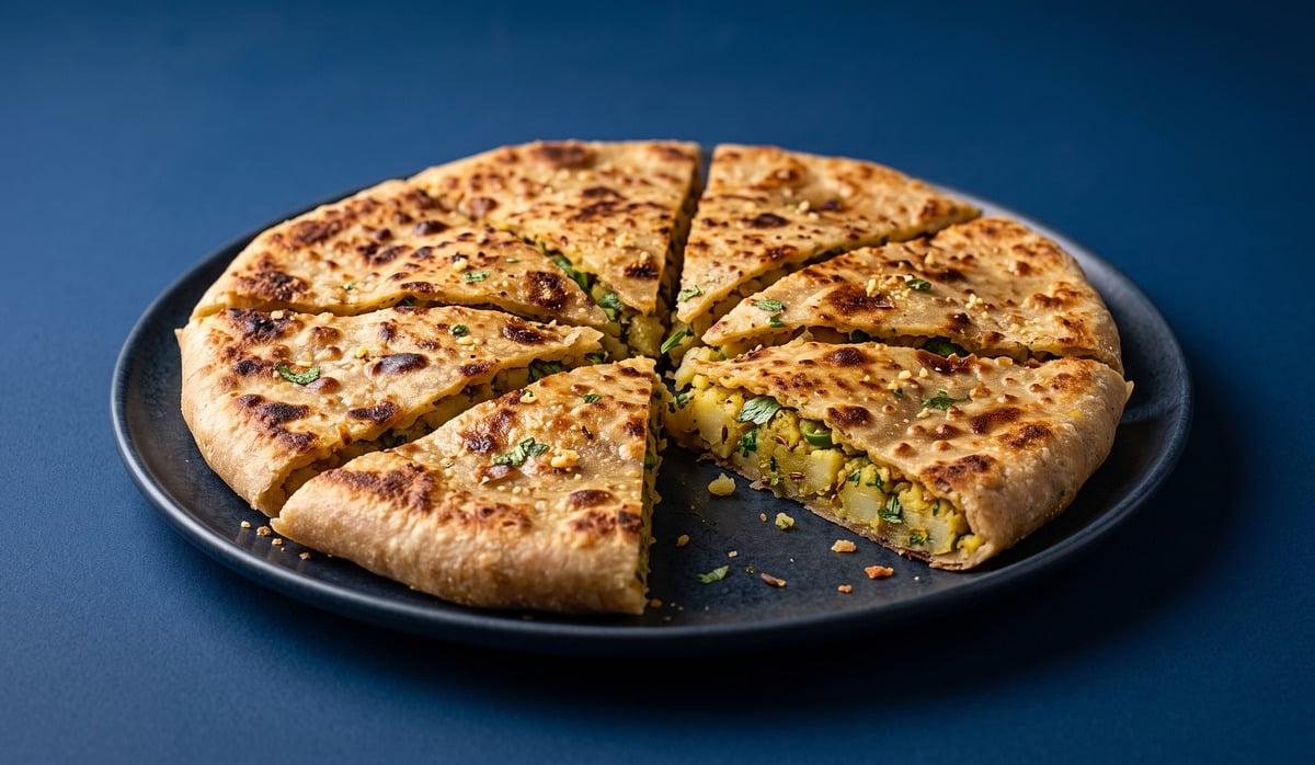 Potato-Stuffed Flatbread