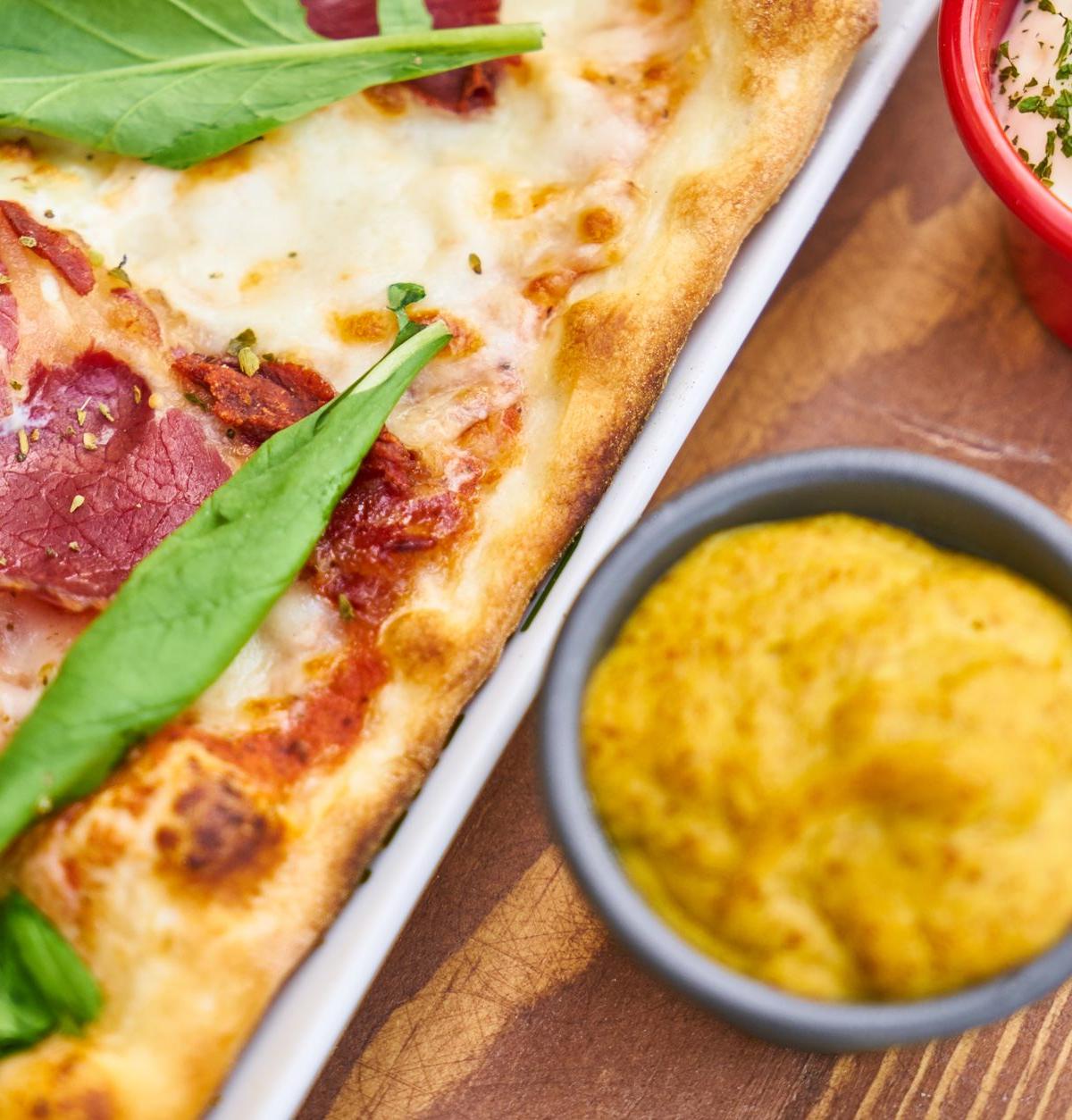 Prosciutto and Spinach Pizza
