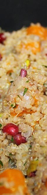 Quinoa Salad with Pomegranate and Orange