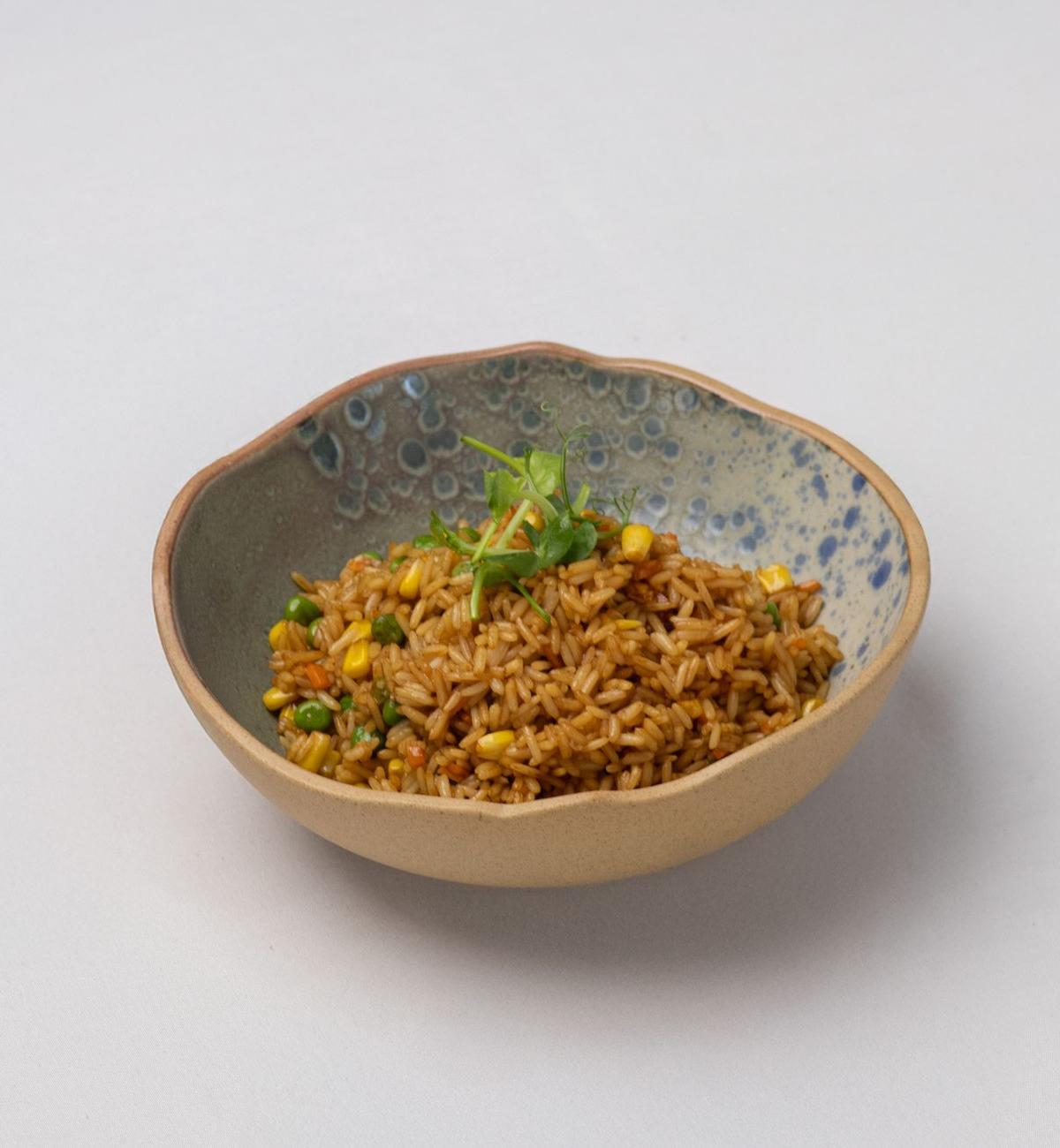 Rice with Corn and Peas
