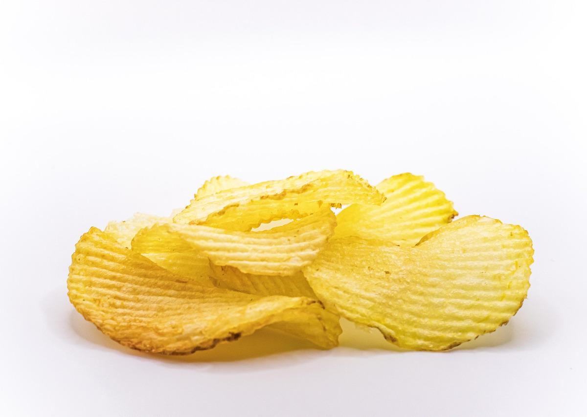Ripped Potato Chips