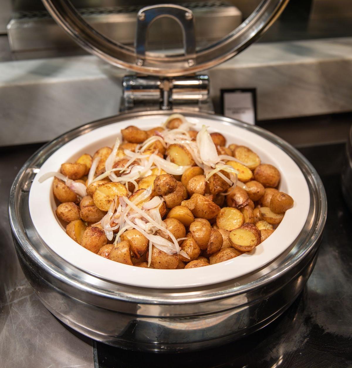 Roasted Baby Potatoes with Onions