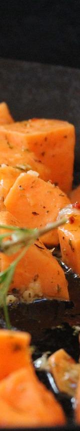Roasted Sweet Potatoes with Rosemary
