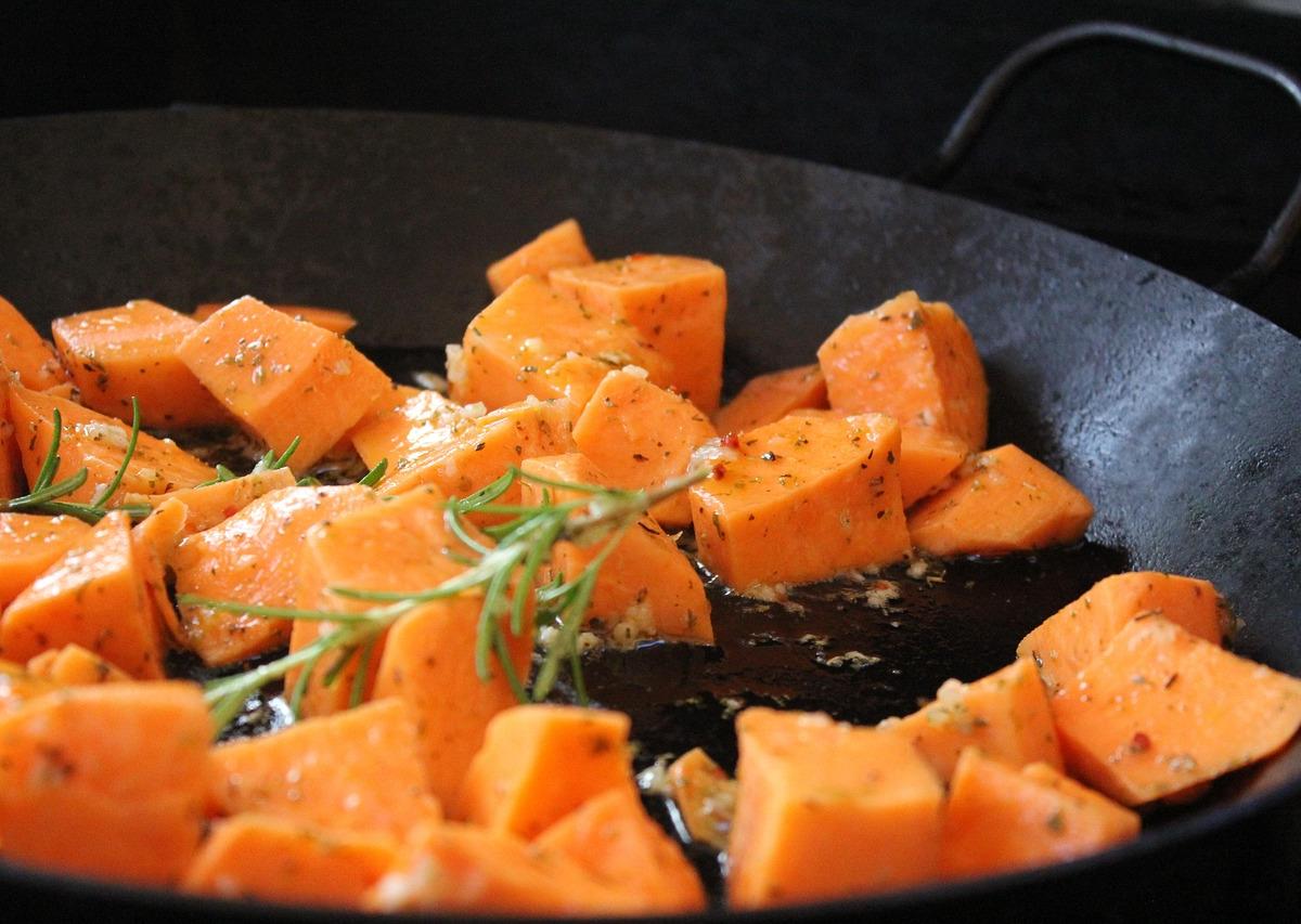 Roasted Sweet Potatoes with Rosemary