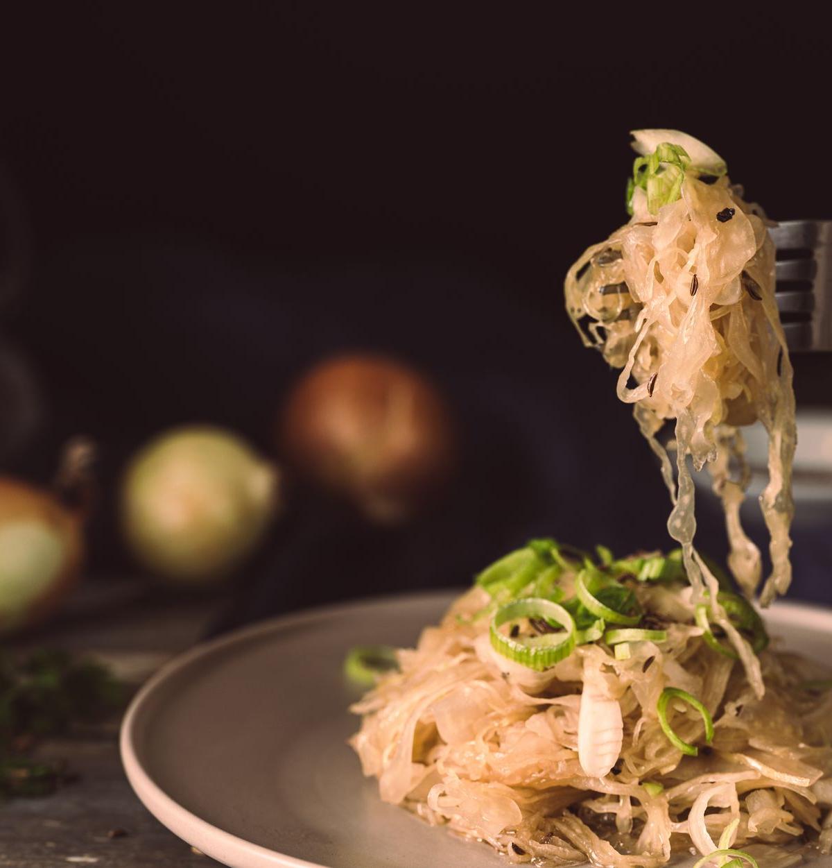 Sauerkraut with Noodles