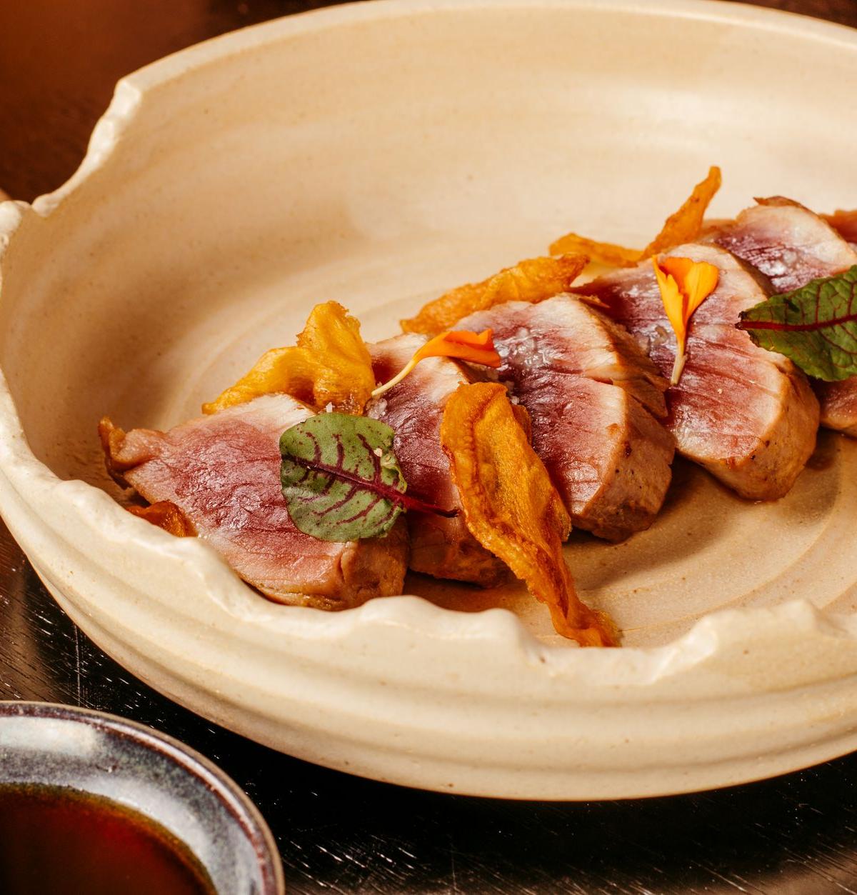 Seared Duck Breast with Orange and Mint