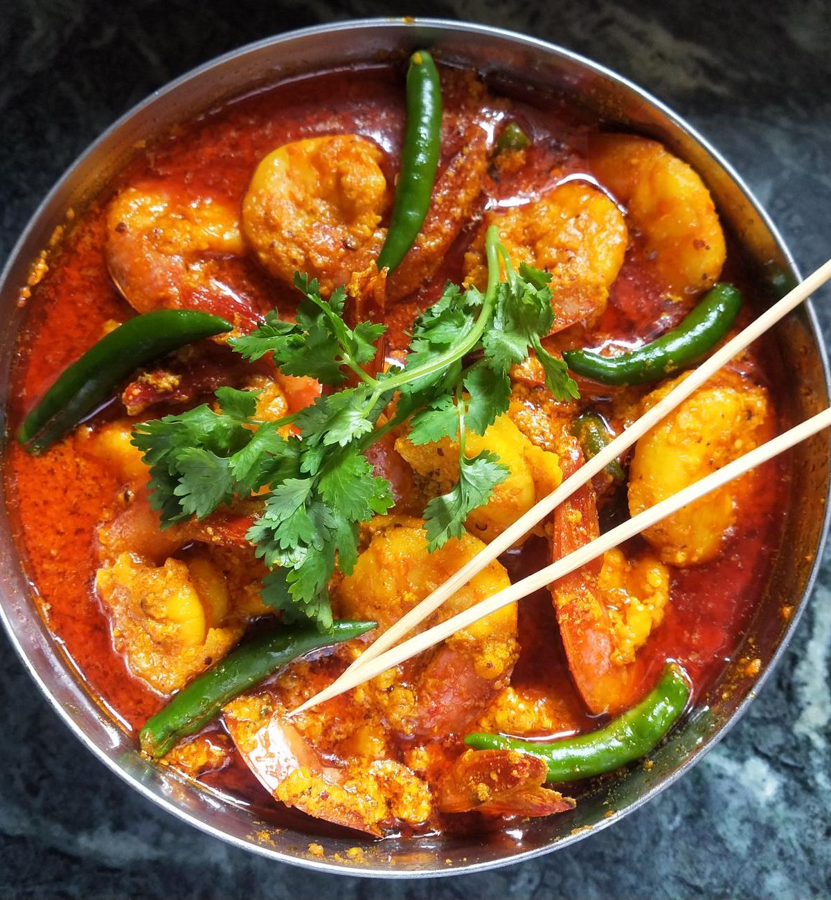 Shrimp in Sour Curry