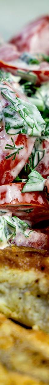 Smoked Meat and Vegetable Salad with Chicken