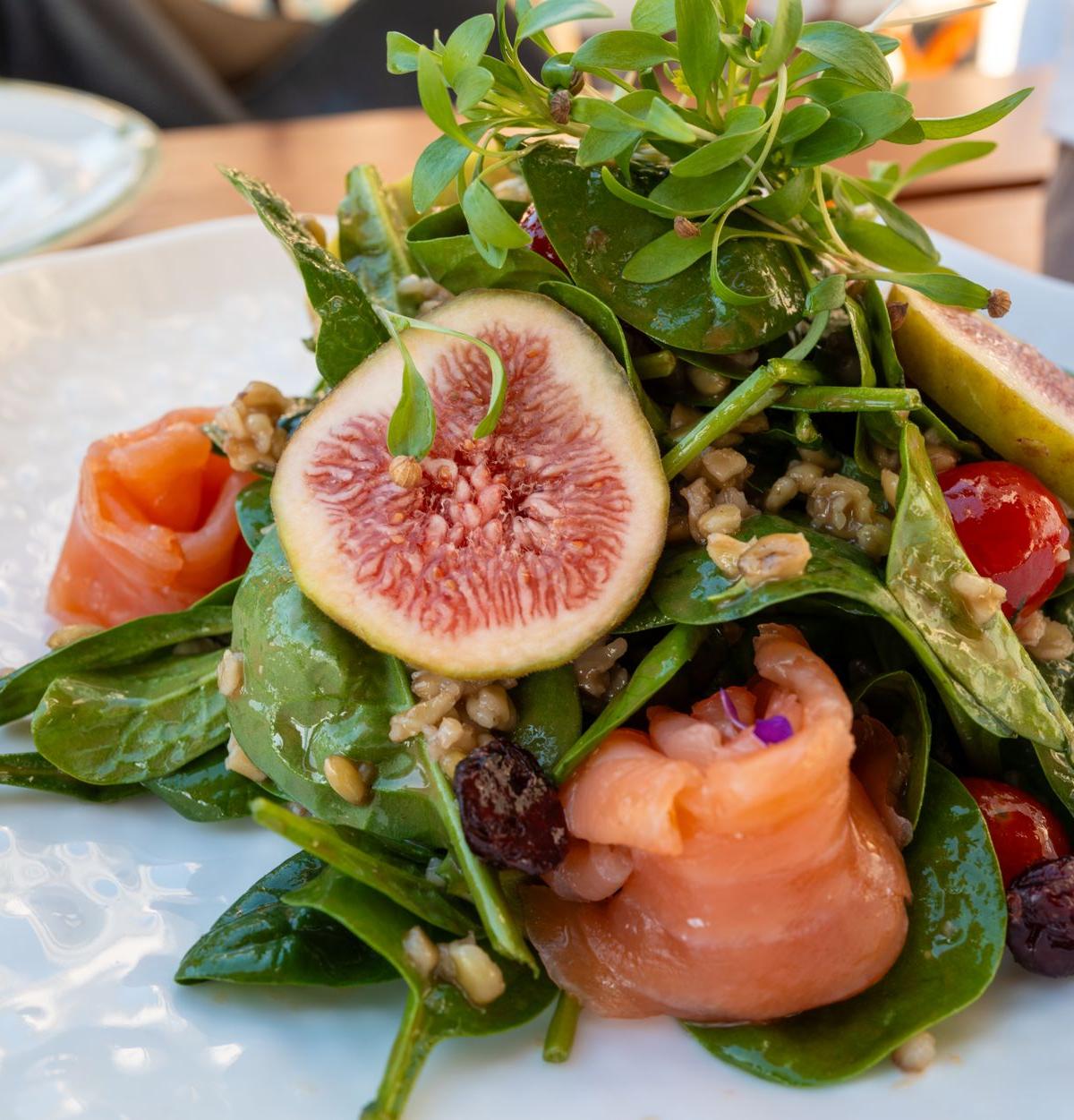 Smoked Salmon and Fig Salad