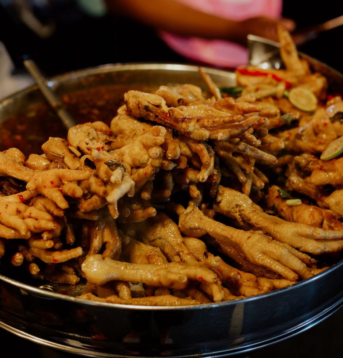Spicy Braised Chicken Feet