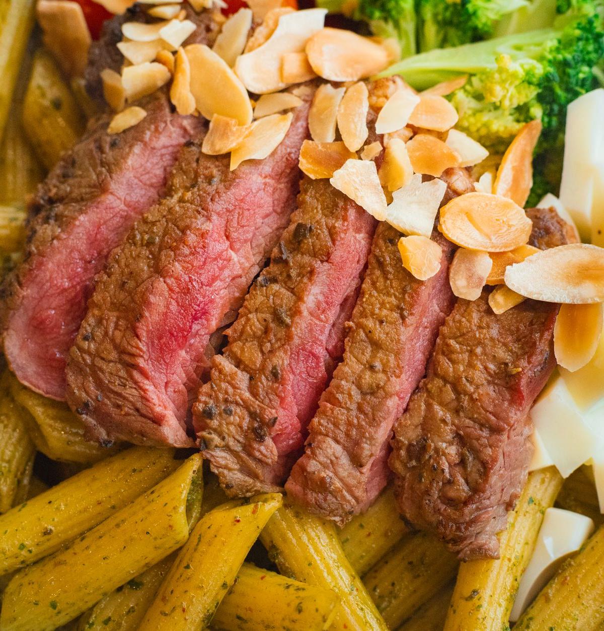Steak and Pasta Bowl