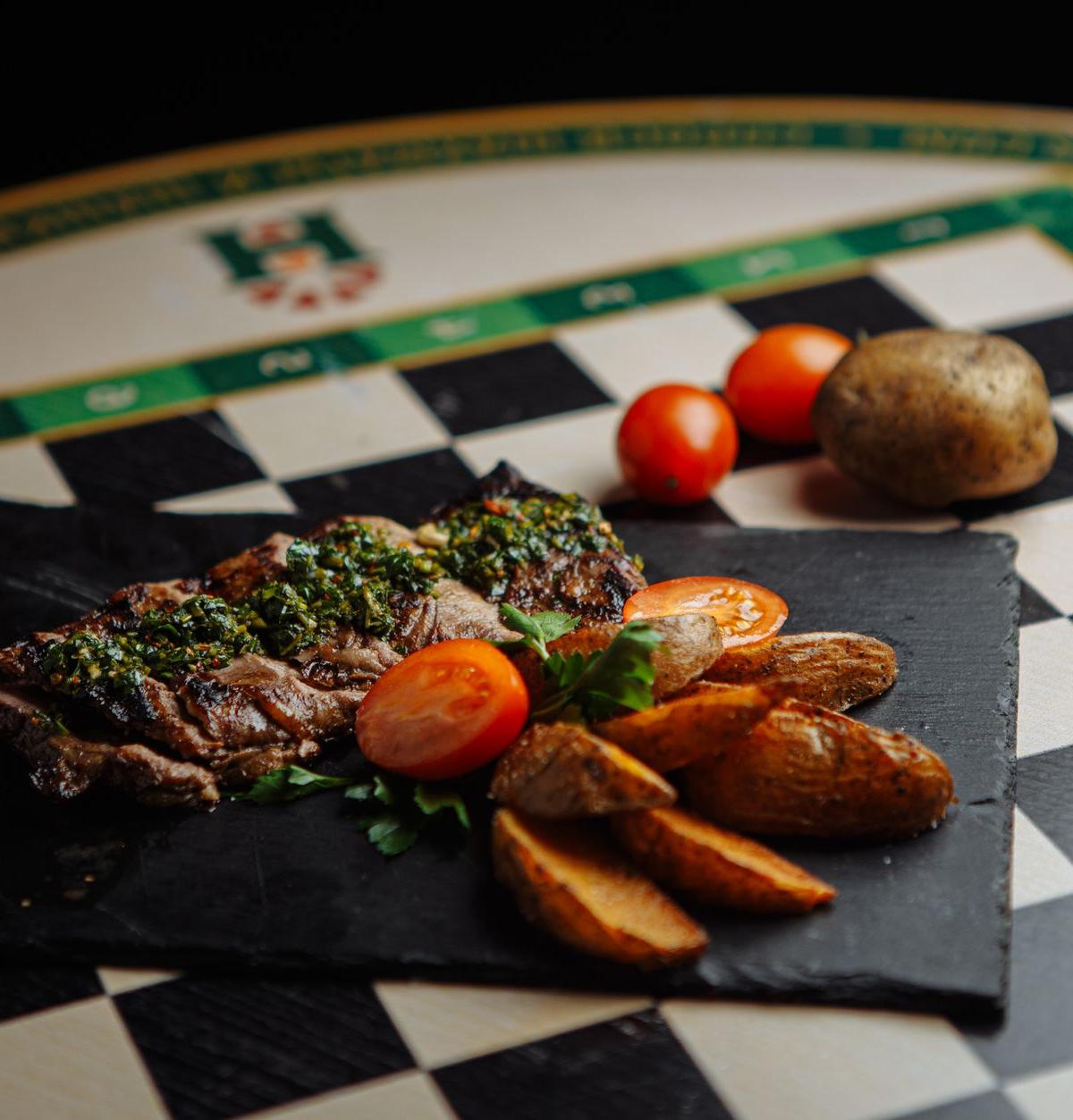 Steak with Chimichurri Sauce