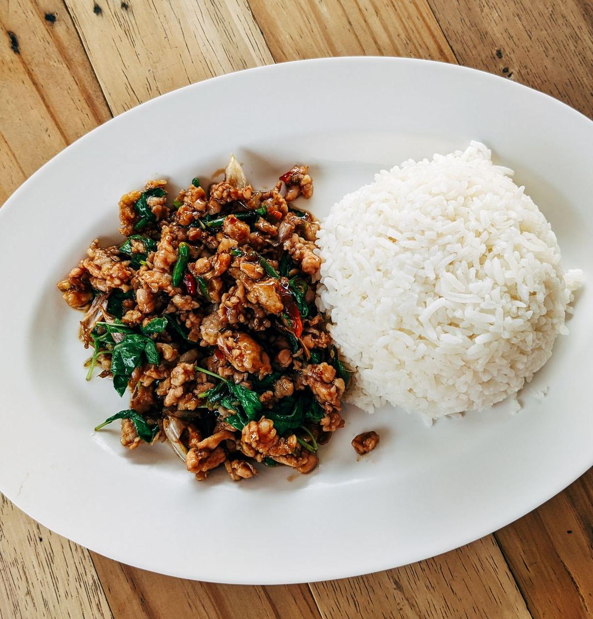 Stir-Fried Minced Pork with Basil