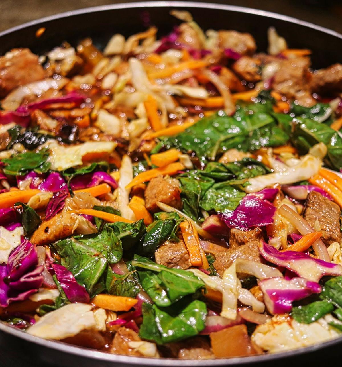 Stir-Fried Mixed Vegetables with Meat