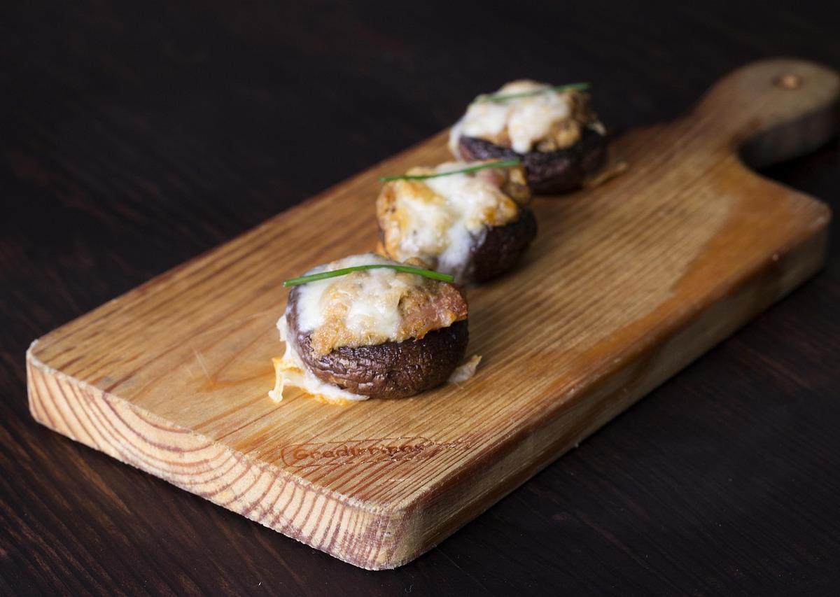 Stuffed Mushrooms with Cheese
