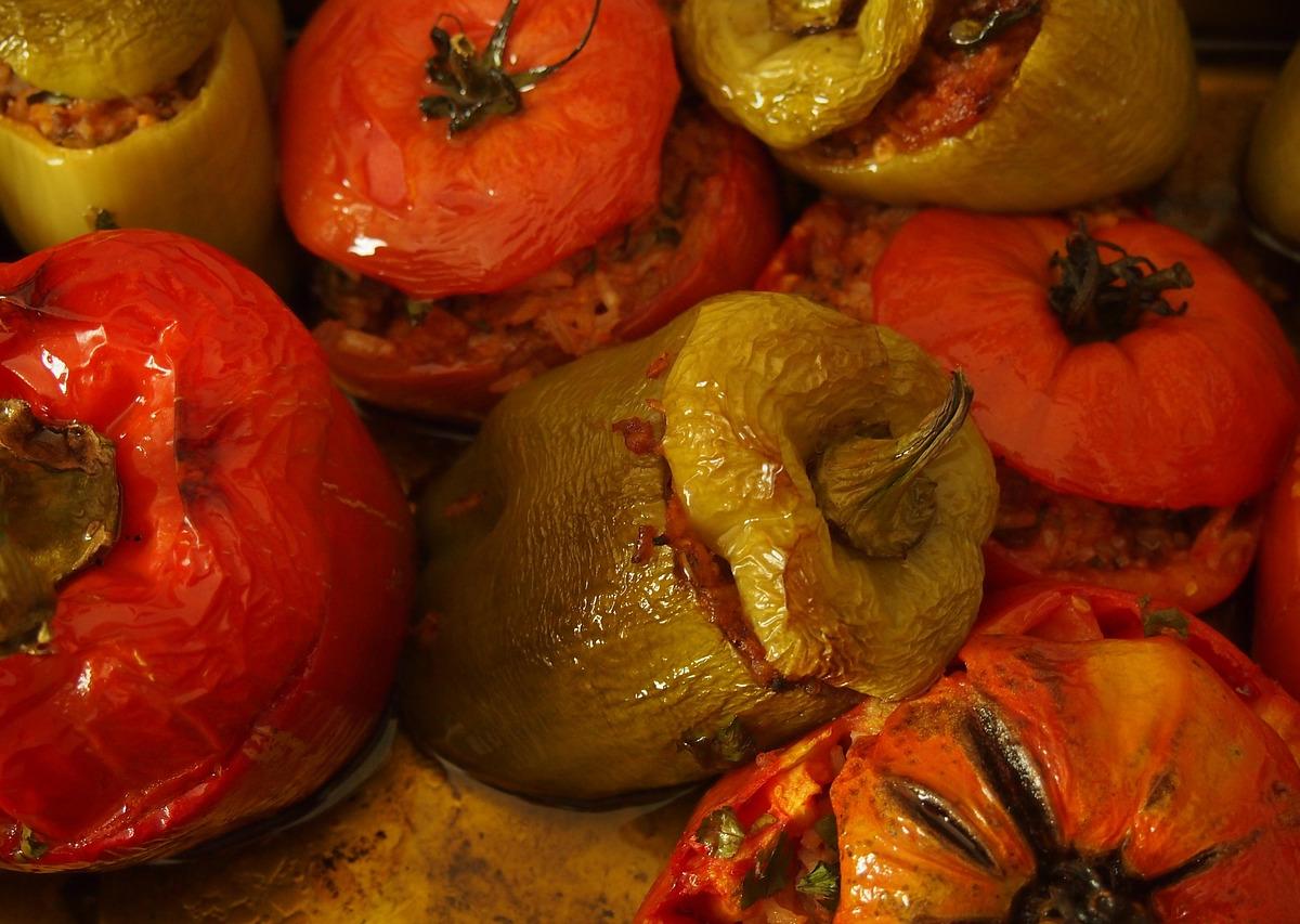 Stuffed Tomatoes with Rice