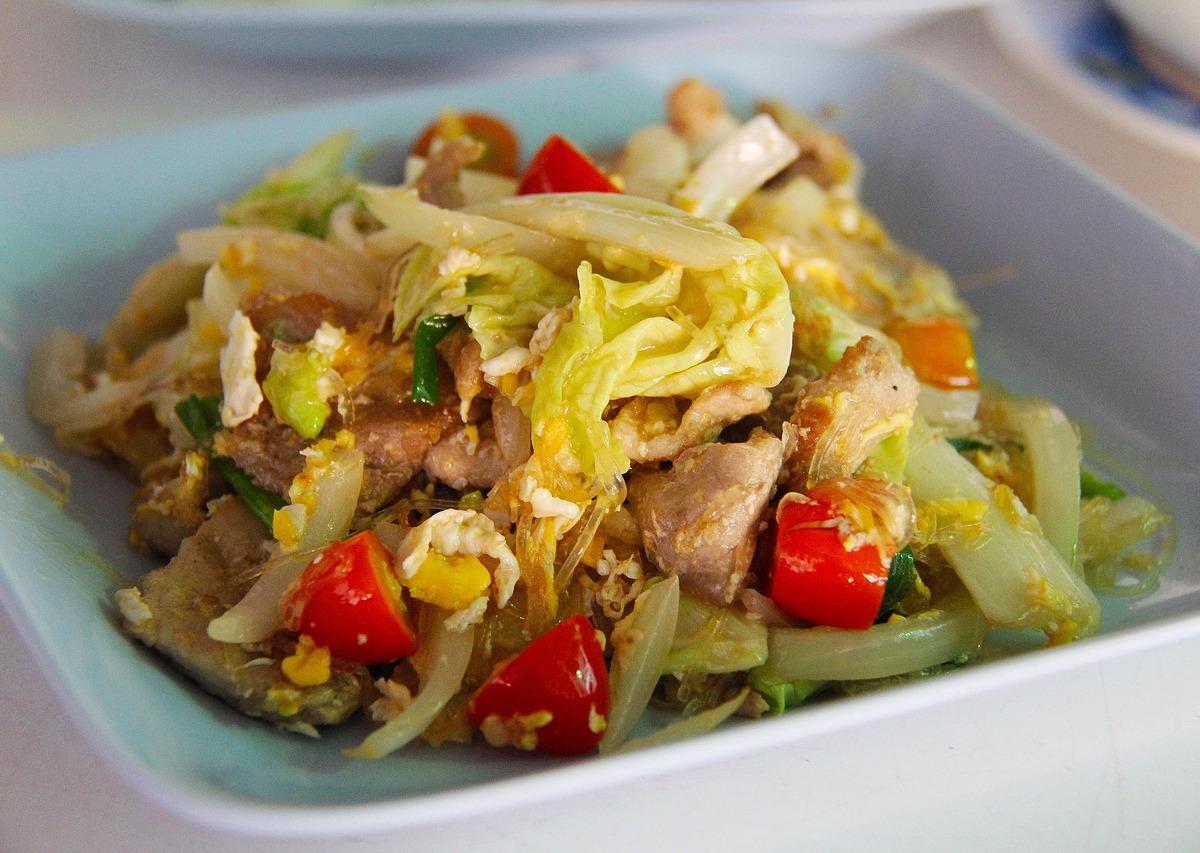 Thai Pork Stir-Fry with Cabbage and Chili