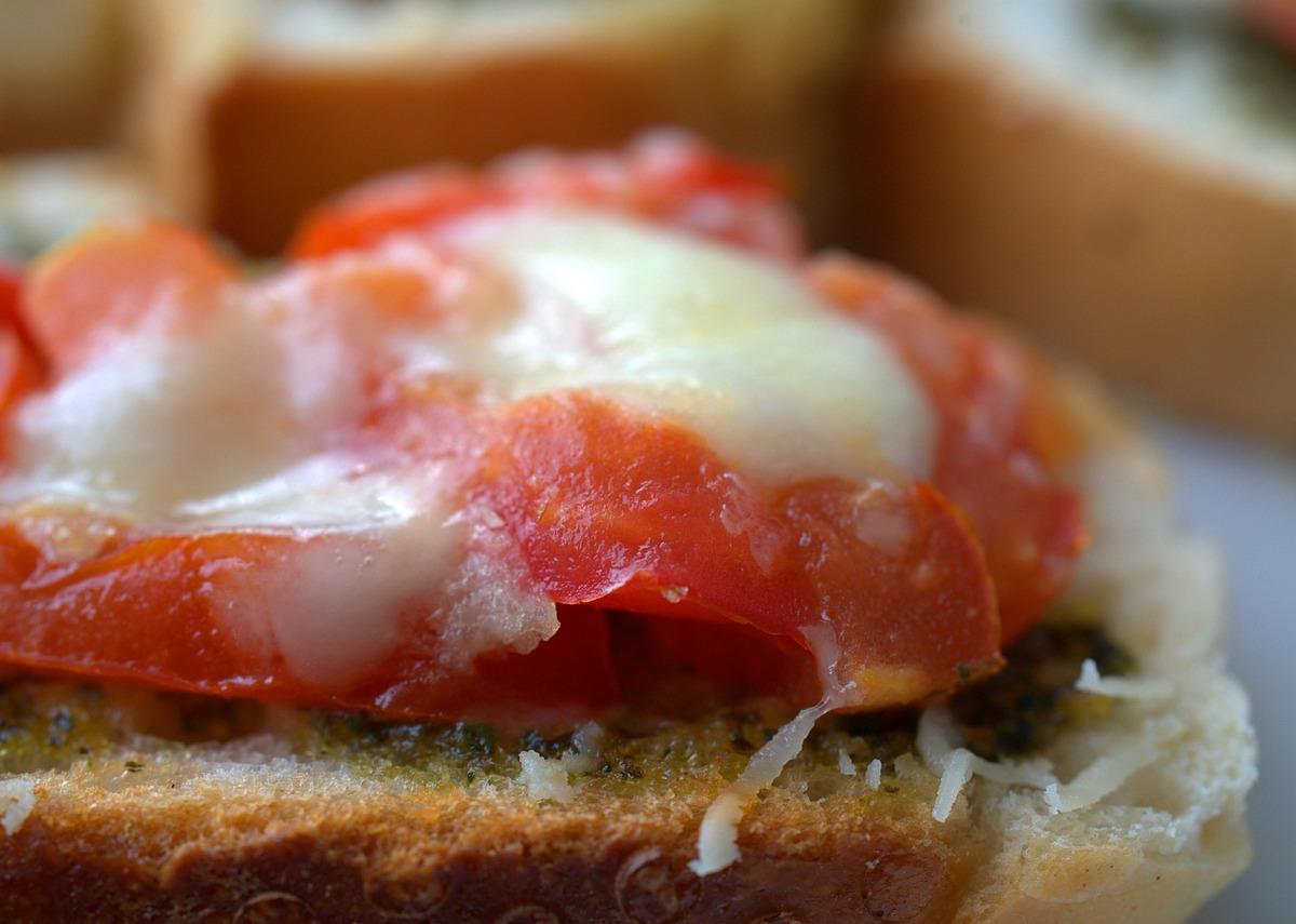 Tomato and Cheese Bruschetta