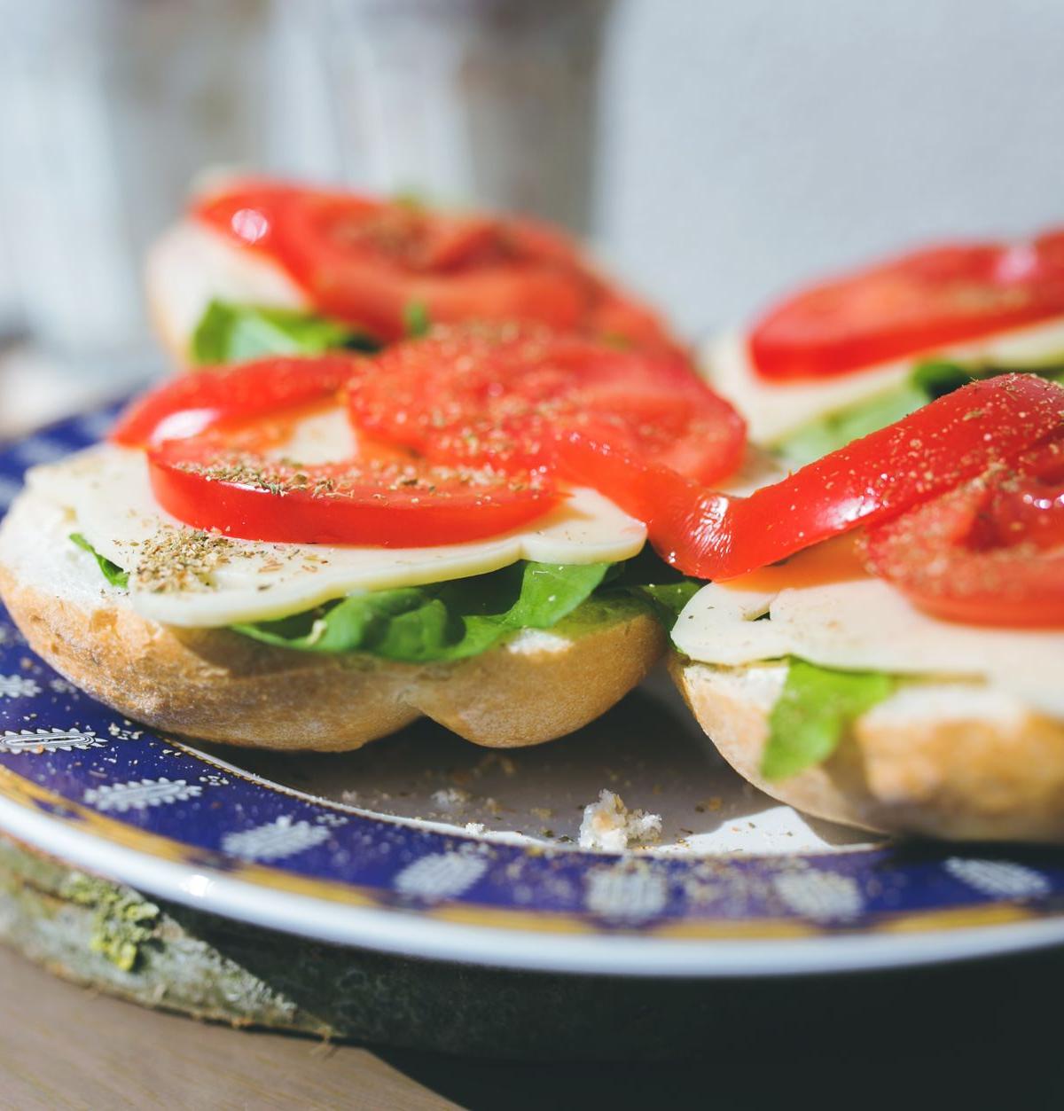 Tomato and Cheese Sandwich