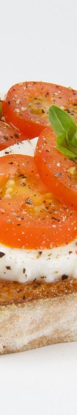 Tomato and Mozzarella Crostini