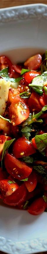 Tomato Salad with Cheese