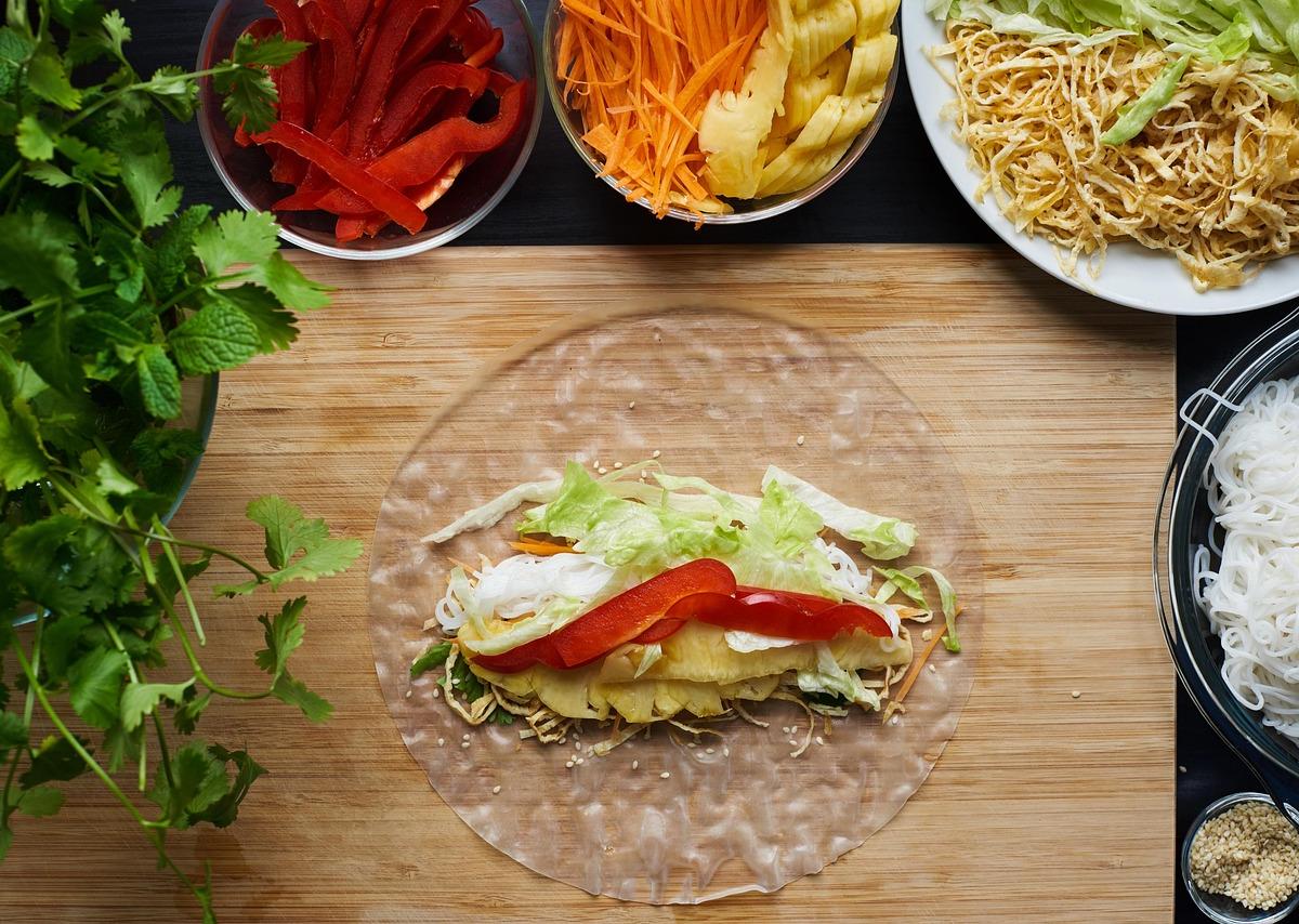 Vietnamese Beef Spring Rolls