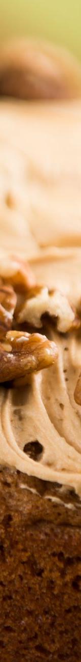 Walnut Cake with Peanut Butter Frosting