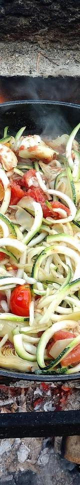 Zucchini and Tomato Stir Fry