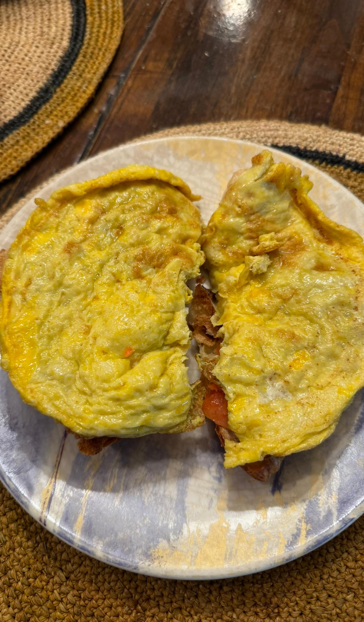 Smoked Salmon & Egg Open-Face Toasted Sandwich