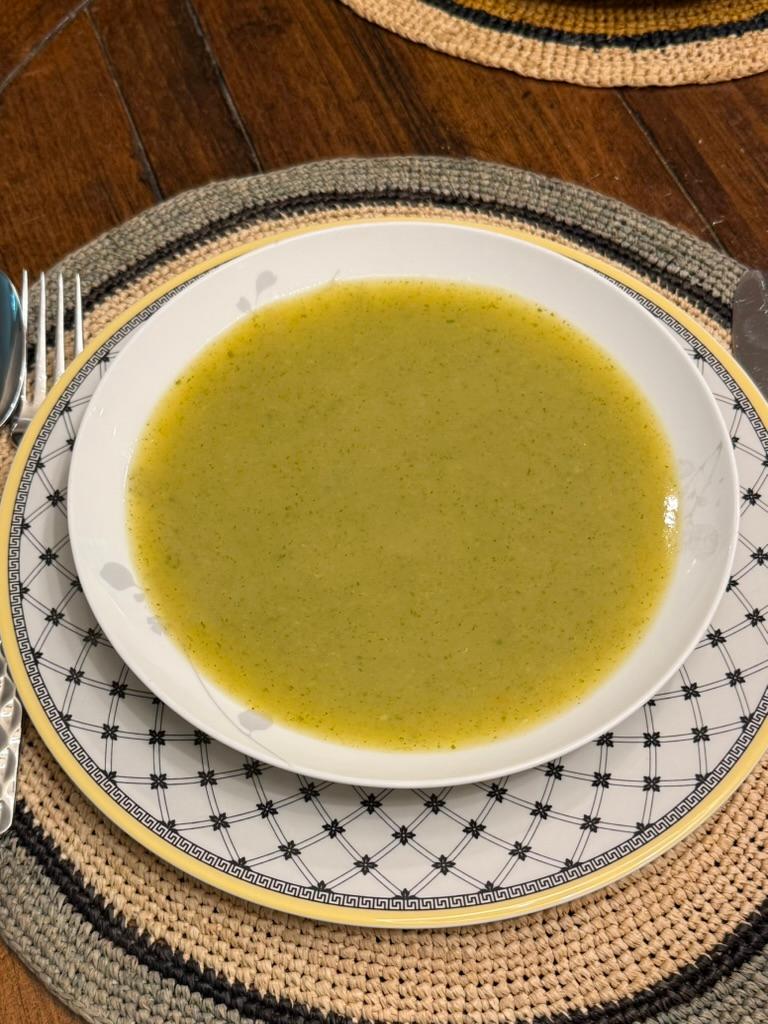 Silky Watercress, Potato, Carrot & Parsnip Soup Passé