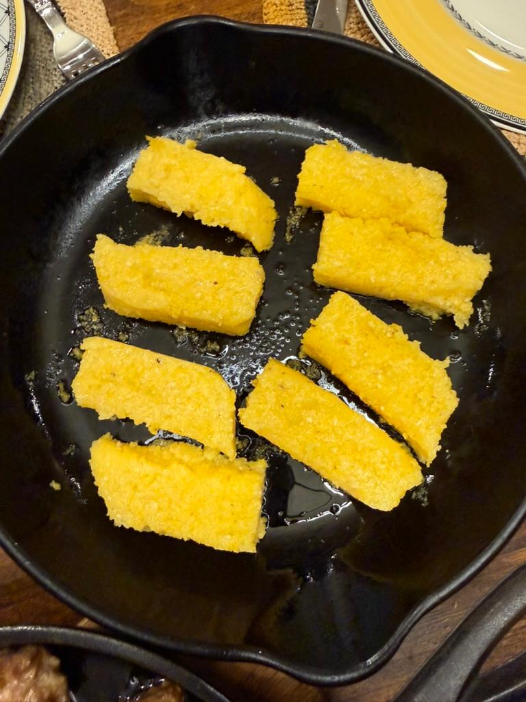 Crispy Pan-Fried Polenta Planks