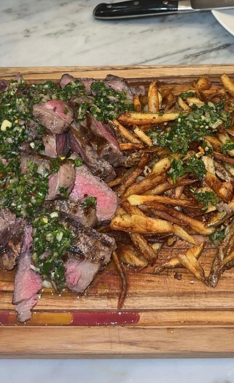 Skirt Steak Frites with Chimichurri