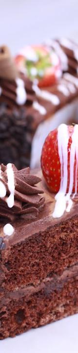 10-Min Chocolate Cake Stack with Berries