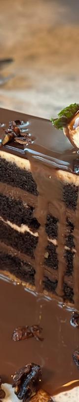 10-Min Chocolate Mousse Layer Cake