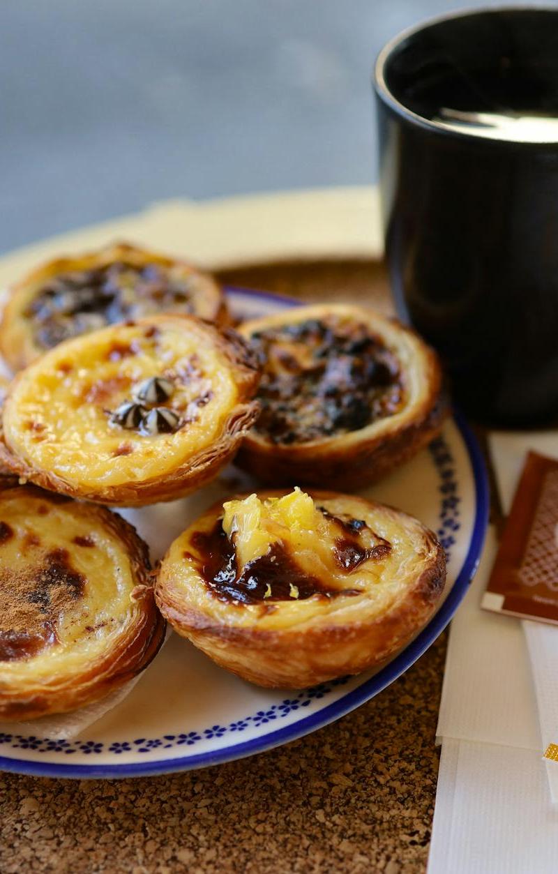 10-Min Custard Tarts with Black Tea