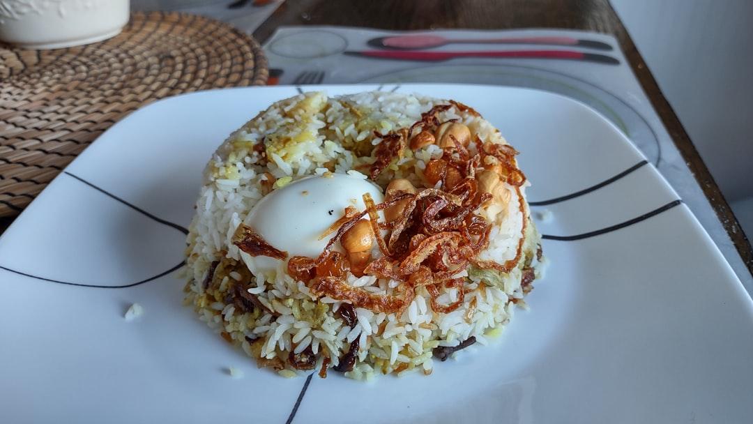 Egg Biryani Rice Bowl