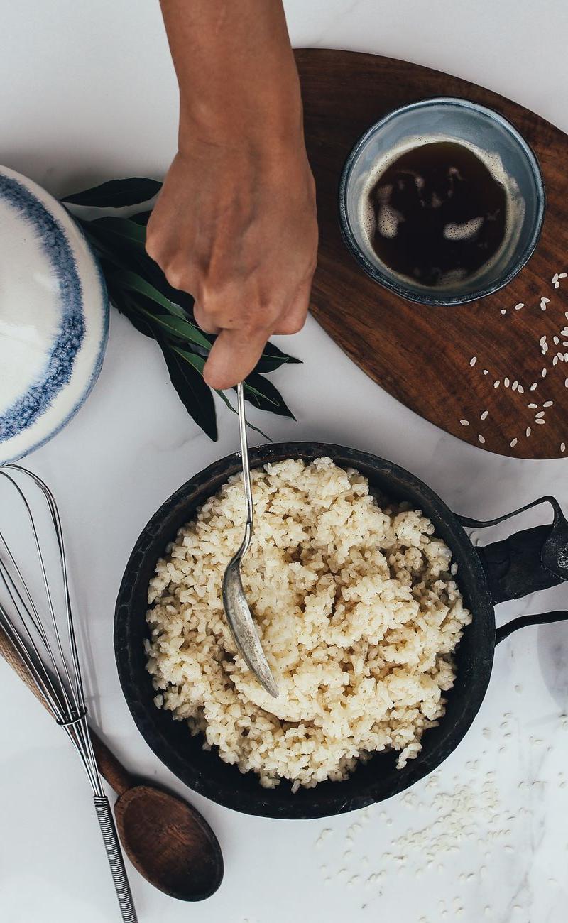10-Min Genfo with Spiced Butter