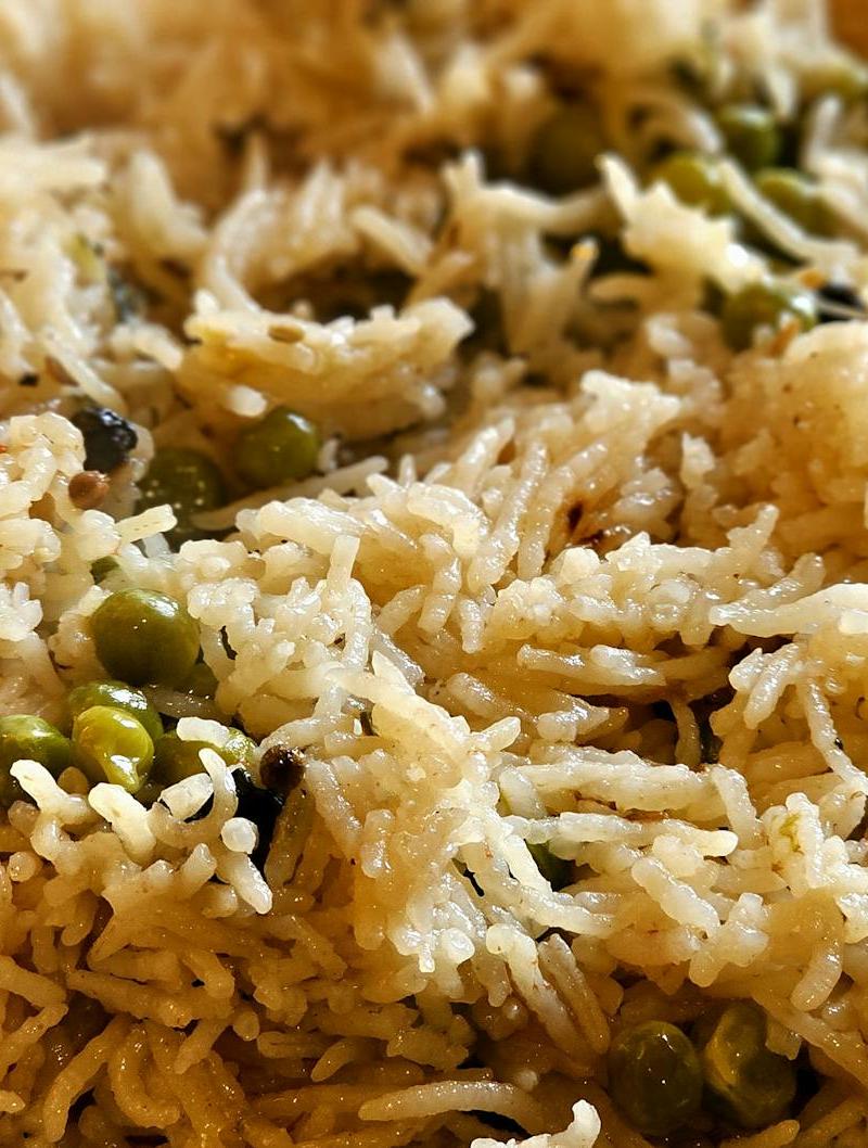 10-Min Peas & Carrot Pulao