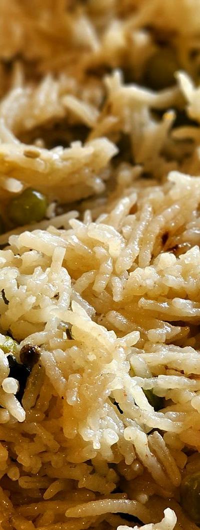 10-Min Peas & Carrot Pulao