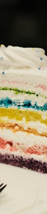 10-Minute Rainbow Cake Layer Stack