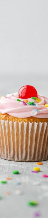 10-Minute Vanilla Cupcakes with Rainbow Sprinkles